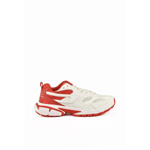 DIESEL Fabric Sneakers - White/Red